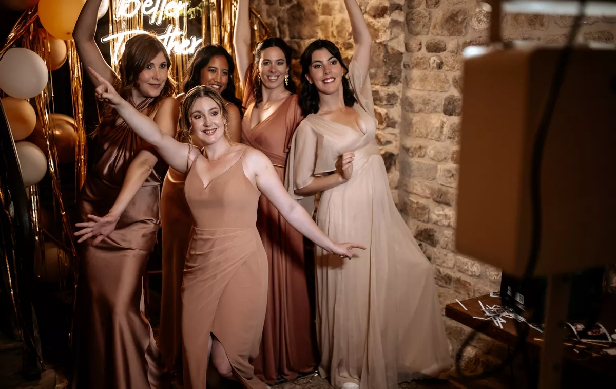 Utilisation du photobooth lors d'un gala